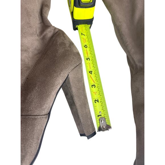 Steve Madden Gorgeous Taupe Over The Knee Sock Boots Size 10 - Picture 4 of 7